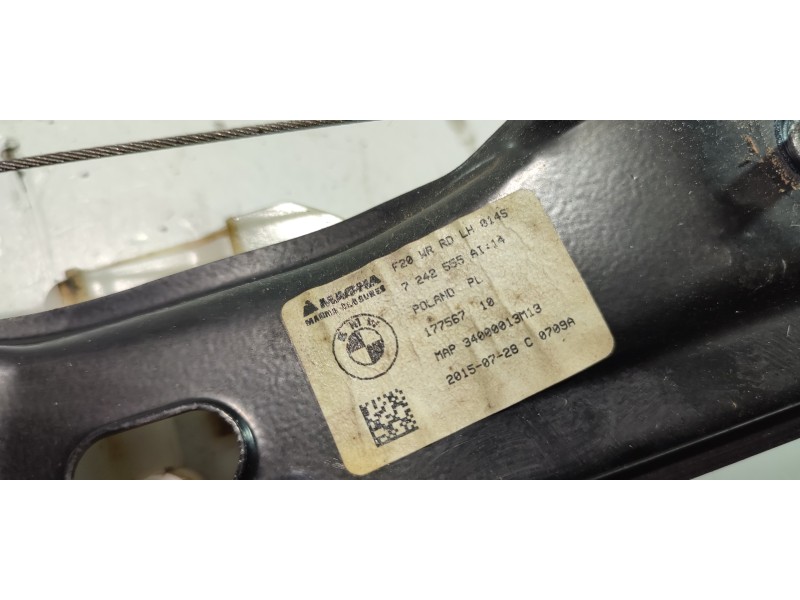 ELEVALUNAS TRASERO IZQUIERDO 7242555  - imagen 2