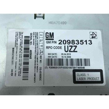 SISTEMA AUDIO / RADIO CD 20983513  - miniatura 3