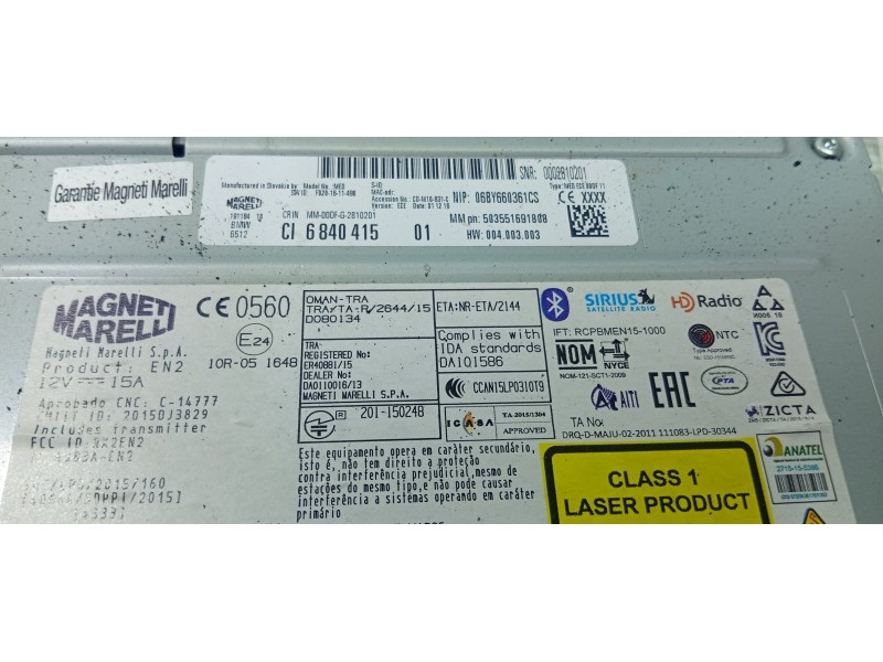 SISTEMA AUDIO / RADIO CD 6840415  - imagen 2