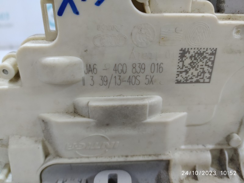 CERRADURA PUERTA TRASERA DERECHA 4G0839016  - imagen 2