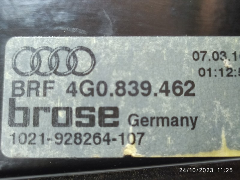 ELEVALUNAS TRASERO DERECHO 4G0839462 8K0959812A  - imagen 3