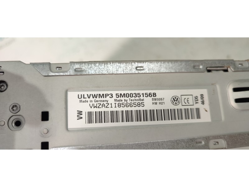 SISTEMA AUDIO / RADIO CD 5M0035156B  - imagen 2