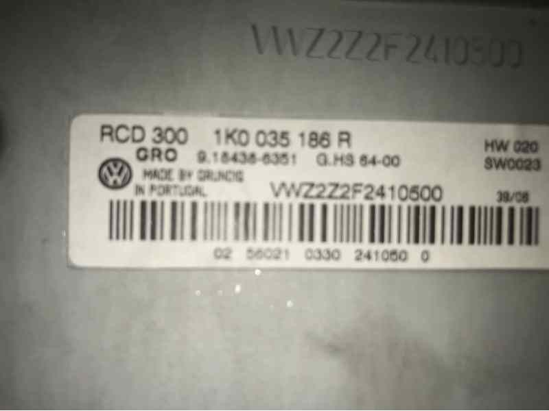 SISTEMA AUDIO / RADIO CD 1K0035186R  - imagen 4