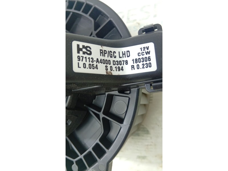 VENTILADOR CALEFACCION 97113A4000  - imagen 3