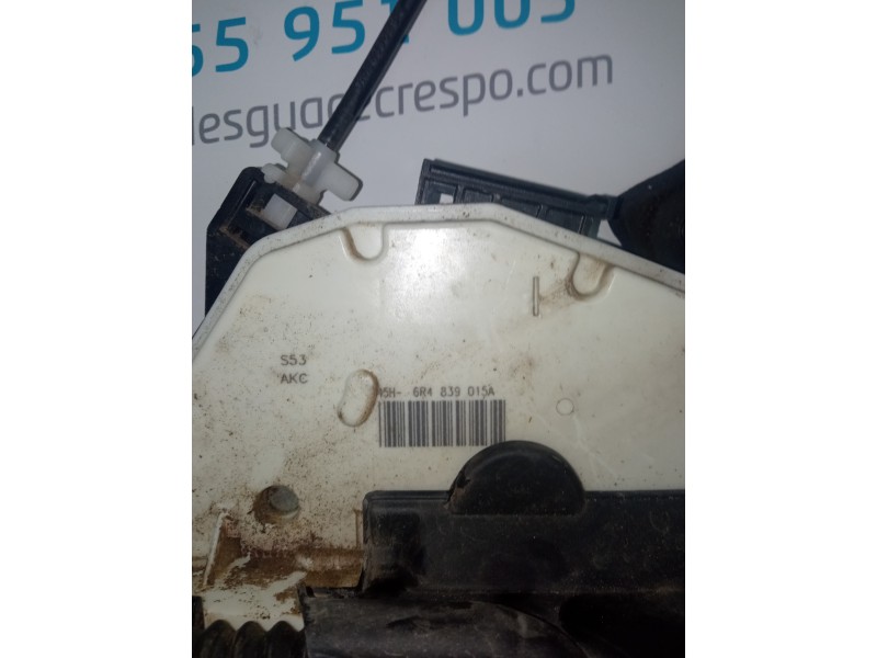 CERRADURA PUERTA TRASERA IZQUIERDA 6R4839015A  - imagen 3