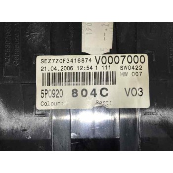 CUADRO INSTRUMENTOS 5P0920804C 110080279010  - miniatura 2