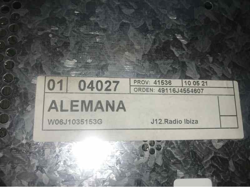 SISTEMA AUDIO / RADIO CD 6J1035153G  - imagen 2