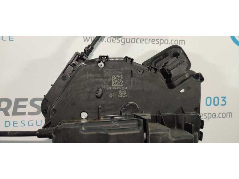 CERRADURA PUERTA TRASERA IZQUIERDA 5TA839015E  - imagen 2