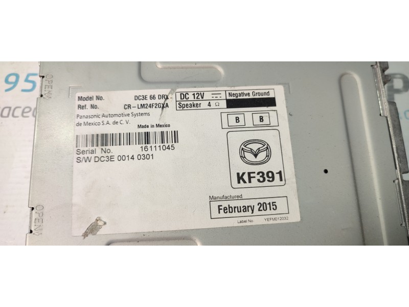 SISTEMA AUDIO / RADIO CD DC3E66DRX  - imagen 3