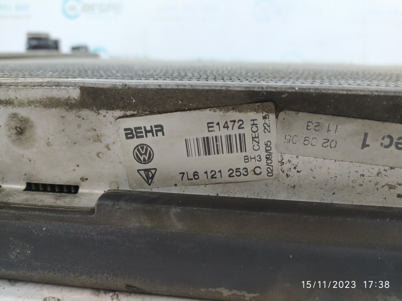 RADIADOR AGUA 7L6121253C  - imagen 3