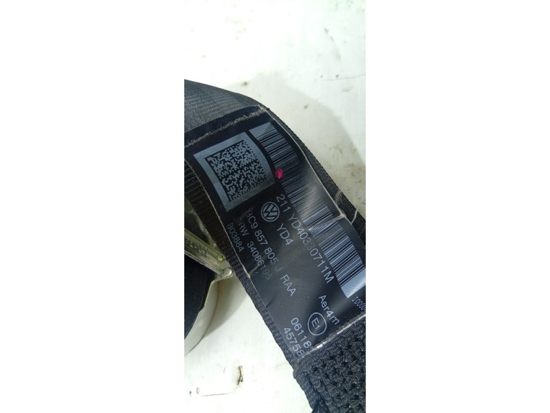 CINTURON SEGURIDAD TRASERO IZQUIERDO 3C9857805J  - imagen 2