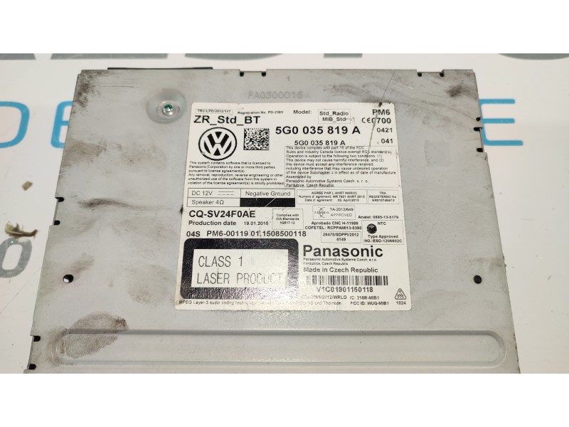 SISTEMA NAVEGACION GPS 5G0035819A  - imagen 2