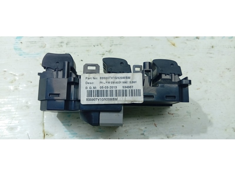 MANDO ELEVALUNAS DELANTERO IZQUIERDO 83590TV1G520MBM  - imagen 2