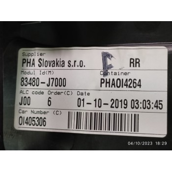 ELEVALUNAS TRASERO DERECHO 83480J7000 83460J7000  - miniatura 2