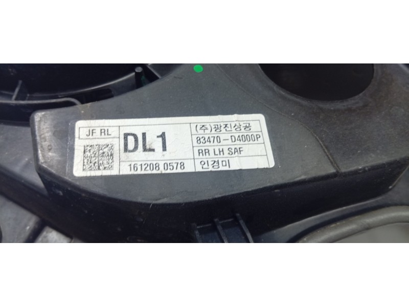 ELEVALUNAS TRASERO IZQUIERDO 83470D4000P  - imagen 2