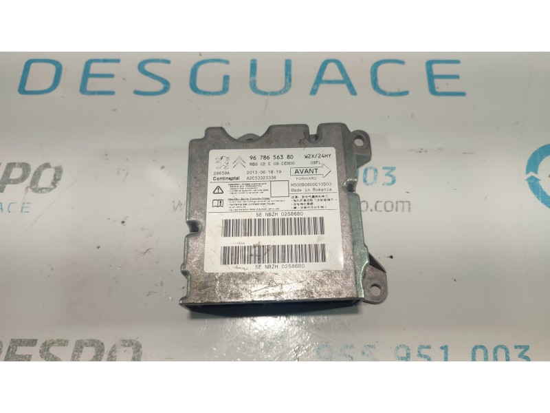 CENTRALITA AIRBAG 9678656380  - imagen 1