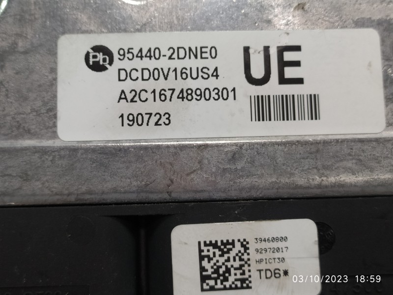 CENTRALITA CAMBIO AUTOMATICO 954402DNE0 A2C1674890301 954412DNE0 - imagen 2