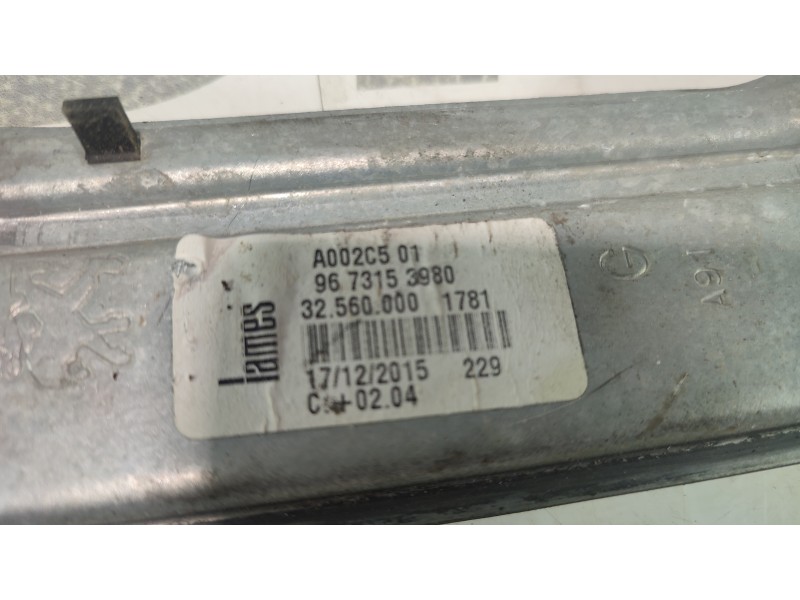 ELEVALUNAS TRASERO IZQUIERDO 9673153980  - imagen 2