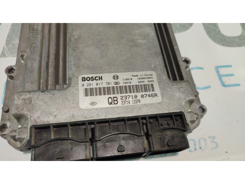 CENTRALITA MOTOR UCE 237100746R 0281017701  - imagen 2