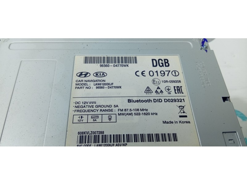 SISTEMA NAVEGACION GPS 96560D4770WK  - imagen 3