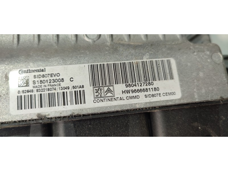 CENTRALITA MOTOR UCE 9804127280 SID807EVO S180123008C - imagen 2