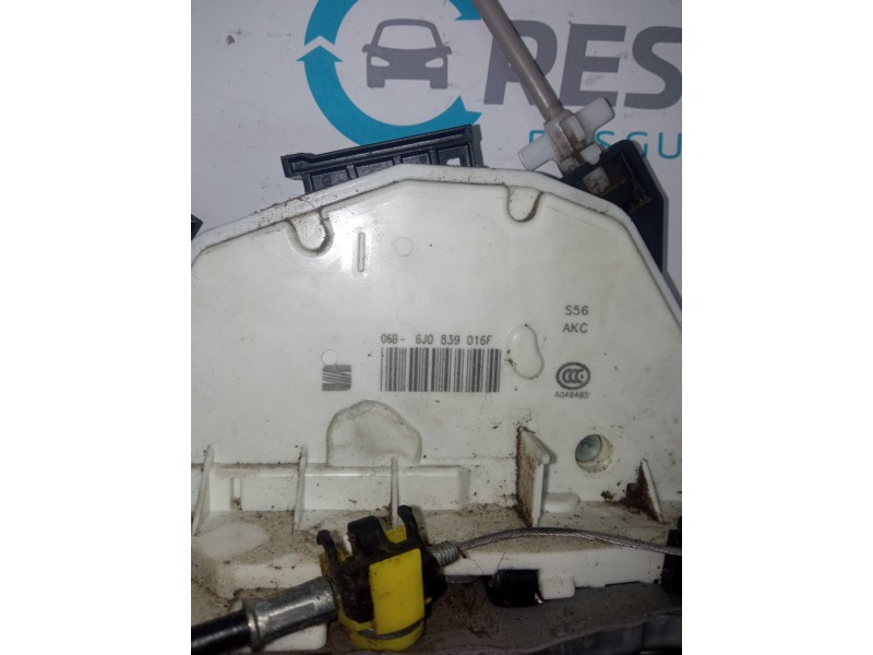 CERRADURA PUERTA TRASERA DERECHA 6J0839016F  - imagen 2