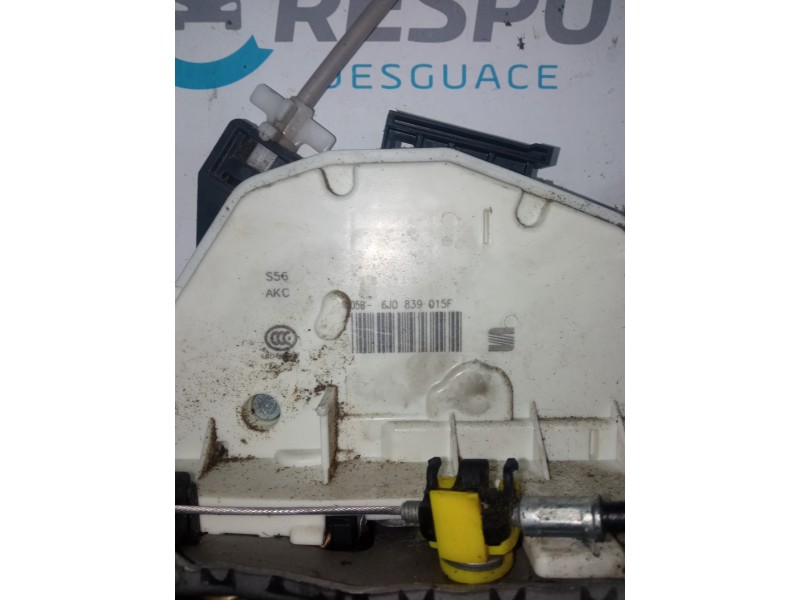 CERRADURA PUERTA TRASERA IZQUIERDA 6J0839015F  - imagen 2
