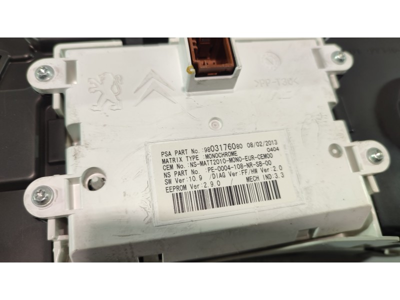 CUADRO INSTRUMENTOS 98031176080  - imagen 3