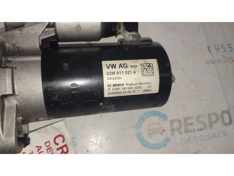 MOTOR ARRANQUE 02M911021A  - imagen 4