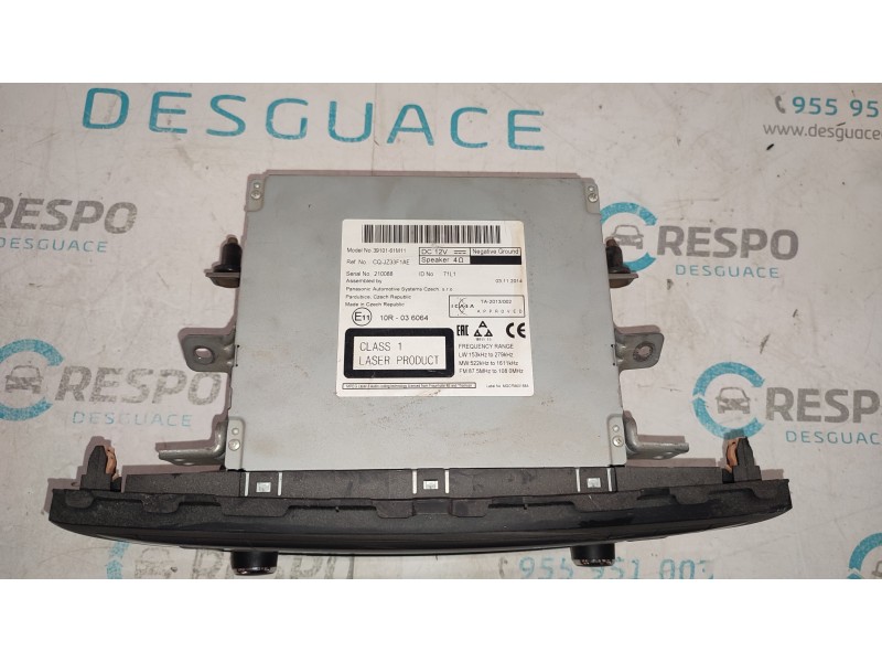 SISTEMA AUDIO / RADIO CD 3910161M11 CQJZ33F1AE  - imagen 4