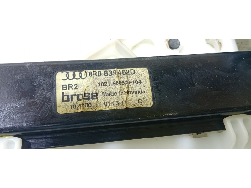 ELEVALUNAS TRASERO DERECHO 8R0839462D  - imagen 2