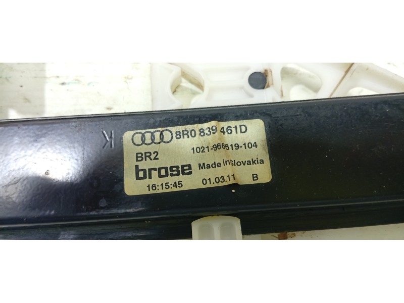 ELEVALUNAS TRASERO IZQUIERDO 8R0839461D  - imagen 2