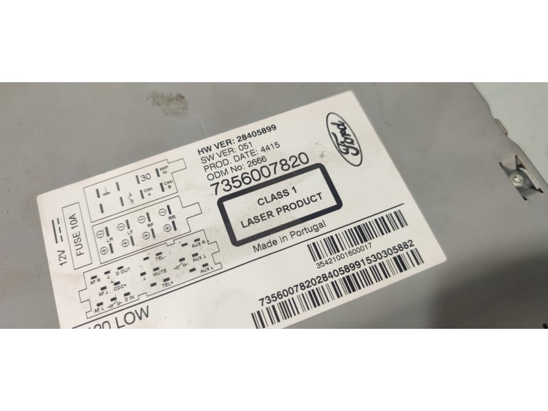 SISTEMA AUDIO / RADIO CD 7356007820  - imagen 3