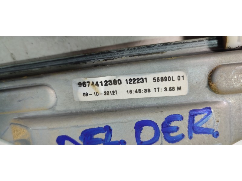 ELEVALUNAS DELANTERO DERECHO 9674412380  - imagen 2