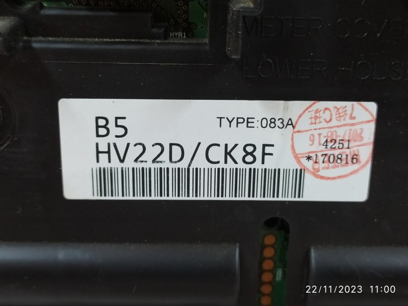 CUADRO INSTRUMENTOS HV22DCK8F 083A  - imagen 3