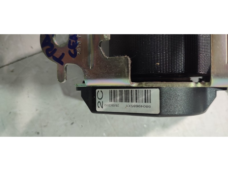 CINTURON SEGURIDAD TRASERO CENTRAL 98049685XY  - imagen 2