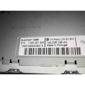 SISTEMA AUDIO / RADIO CD 1K0035186AA  - miniatura 2