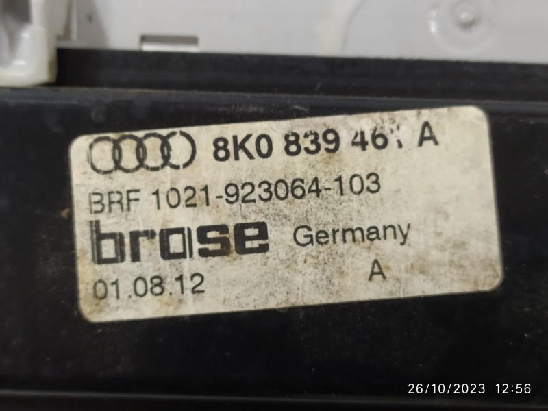 ELEVALUNAS TRASERO IZQUIERDO 8K0839461A 8K0959811A  - imagen 3