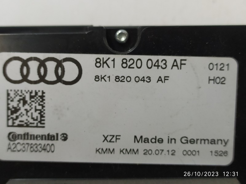 MANDO CLIMATIZADOR 8K1820043AF  - imagen 3