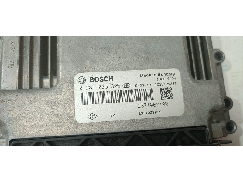 CENTRALITA MOTOR UCE 237106319R 0281035325  - imagen 2