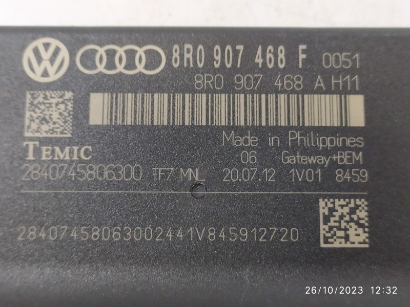 MODULO ELECTRONICO 8R0907468F 8R0907468A  - imagen 2