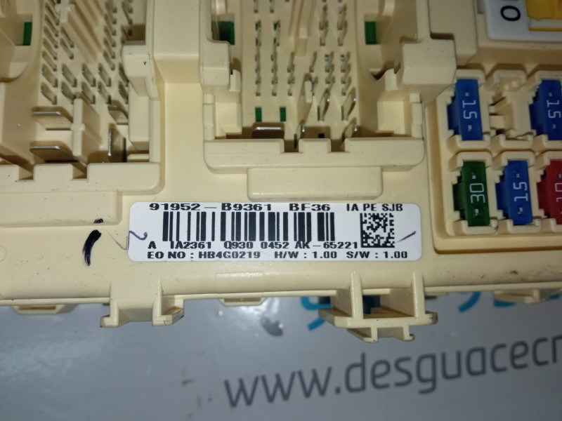 CAJA RELES / FUSIBLES 91952B9361  - imagen 3