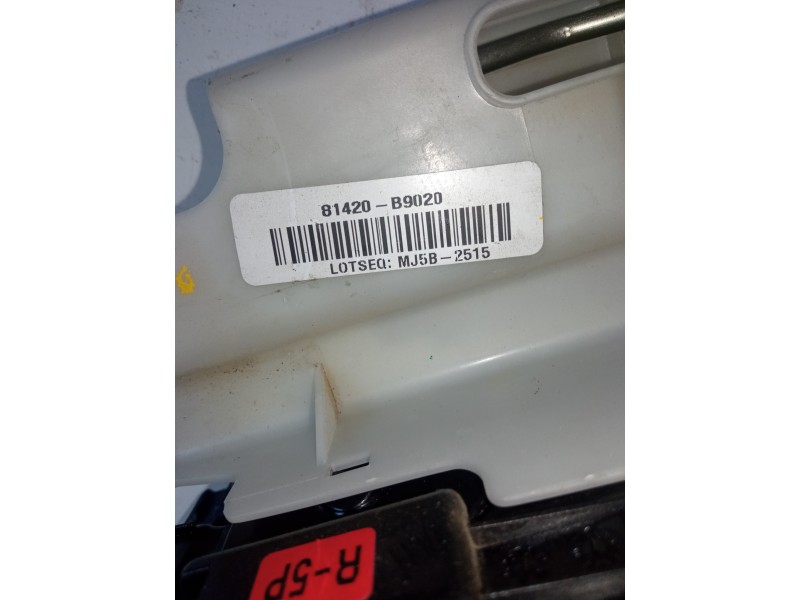 CERRADURA PUERTA TRASERA DERECHA 81420B9020  - imagen 5