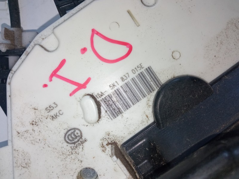 CERRADURA PUERTA DELANTERA IZQUIERDA 5K1837015E  - imagen 3