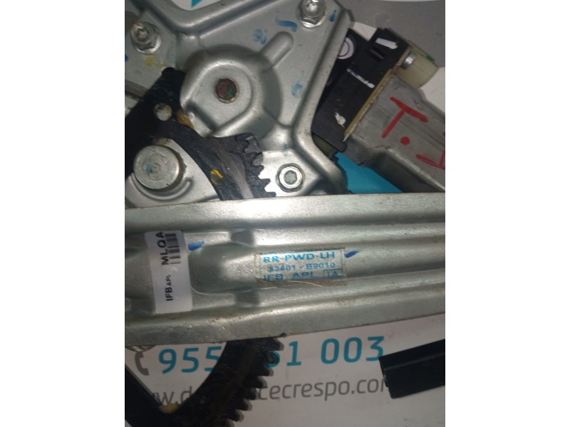 ELEVALUNAS TRASERO IZQUIERDO 33401B9010  - imagen 3