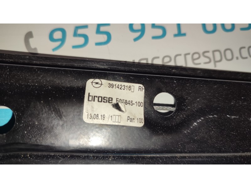 ELEVALUNAS DELANTERO DERECHO 39142316  - imagen 2