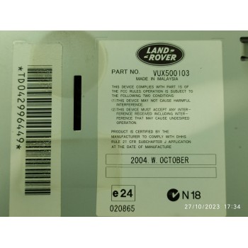 SISTEMA AUDIO / RADIO CD VUX500103  - miniatura 2