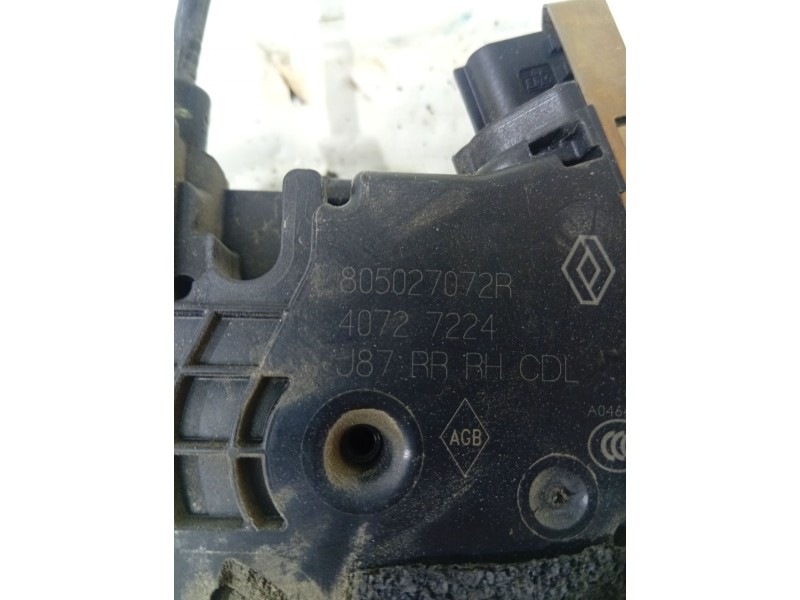 CERRADURA PUERTA TRASERA DERECHA 8050270:72R / 825000141R 40727224  - imagen 3