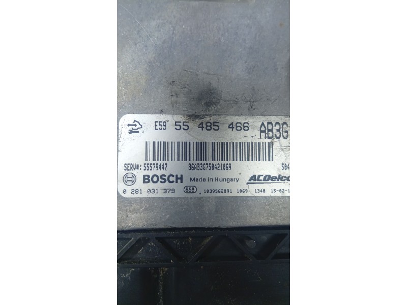 CENTRALITA MOTOR UCE 55485466 0281031379  - imagen 3