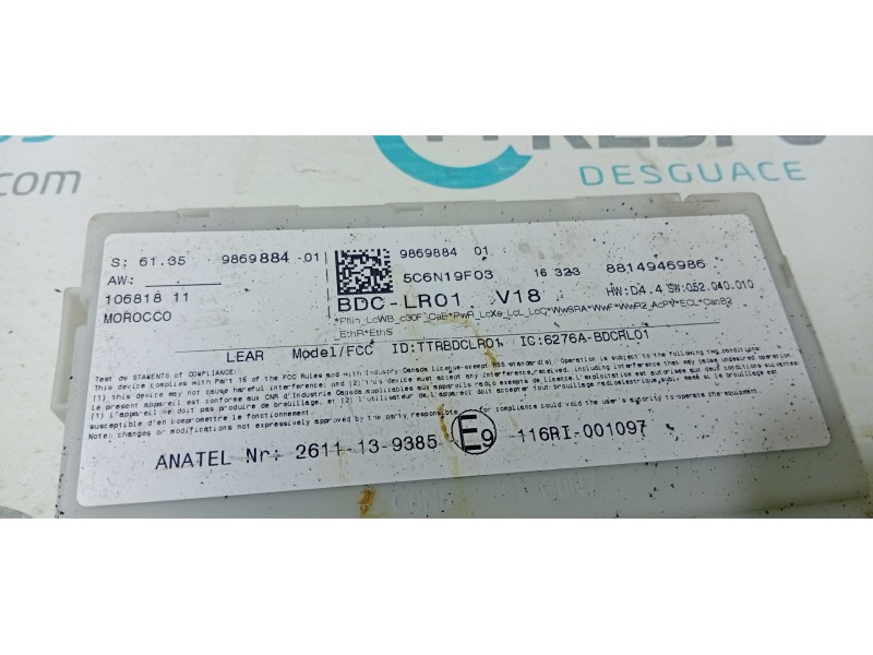 CAJA RELES / FUSIBLES 9869884  - imagen 2